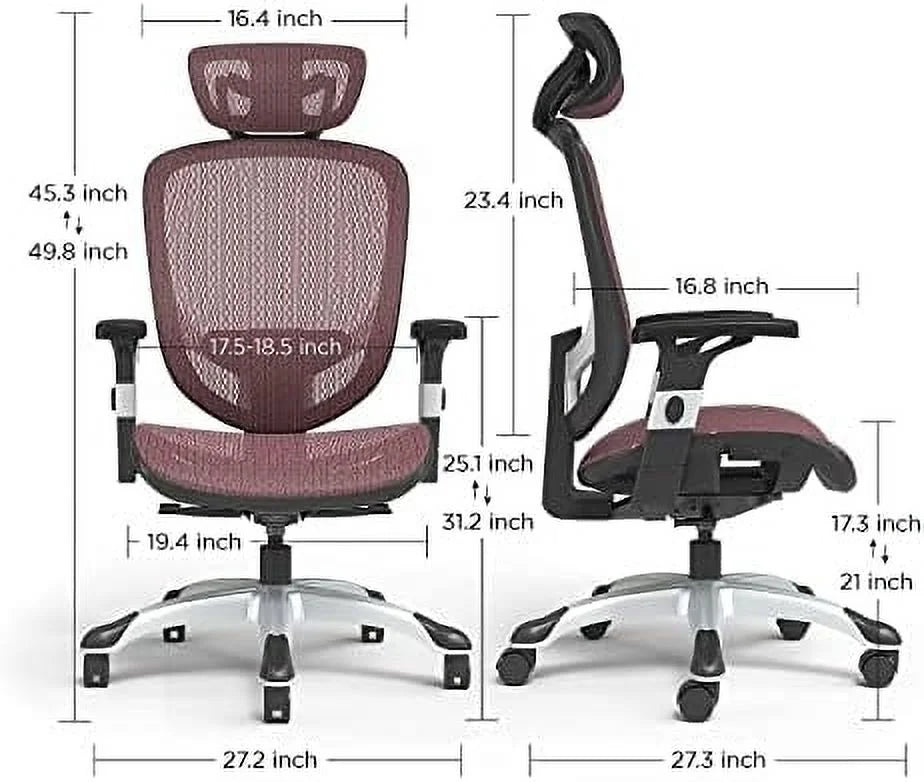 Black Adjustable Breathable Mesh Task Chair R489177