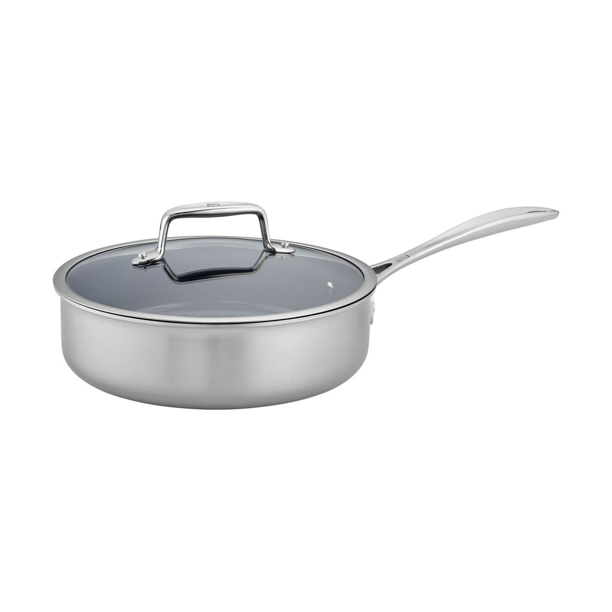 3 Qt Stainless Steel Ceramic Non-Stick Sauté Pan P4813