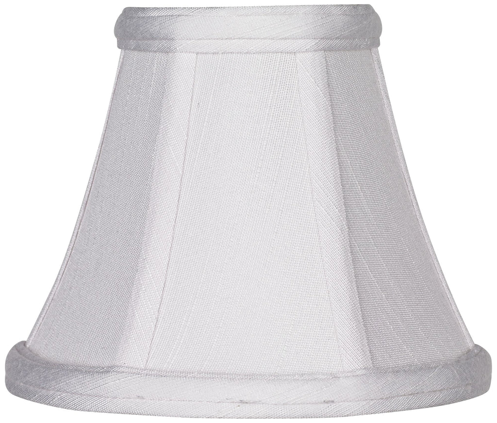 Set of 8 White Small Chandelier Lamp Shades E978688