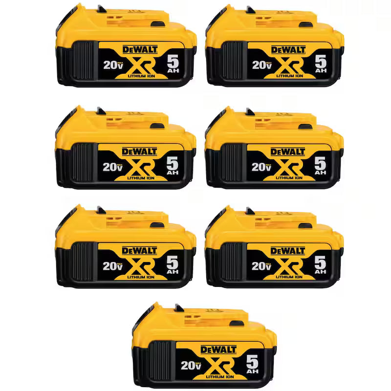 20V MAX XR 5.0Ah Lithium-Ion Battery Pack (7-Pack) R1550