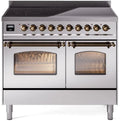40 Induction Range with Electric Oven in Stainless Steel S694