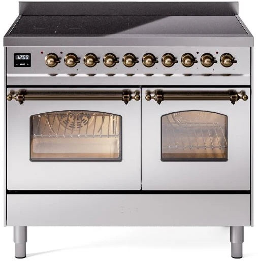 40 Induction Range with Electric Oven in Stainless Steel S694