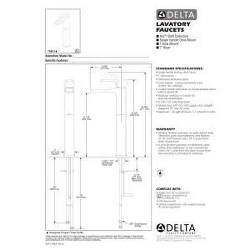 Single Handle Chrome Vessel Sink Faucet Y591