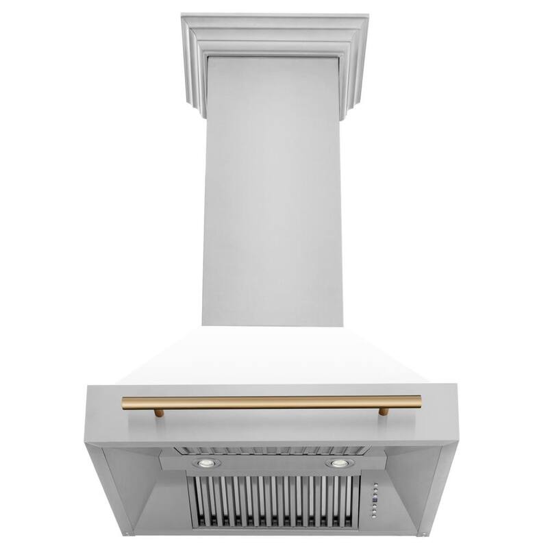 30 in. 400 CFM Ducted Wall Mount Range Hood in Stainless Steel C7379