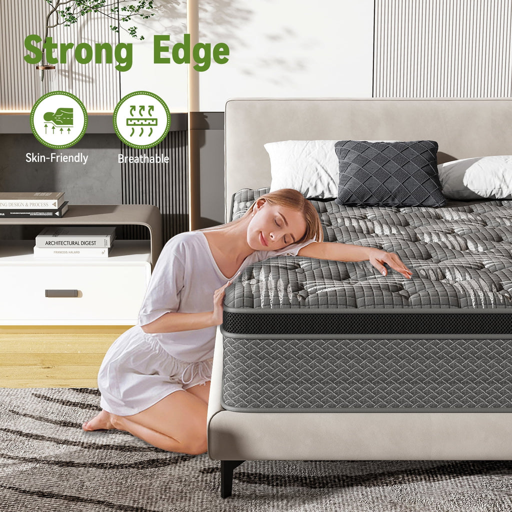 10" Memory Foam Pocket Spring Hybrid Mattress P910200