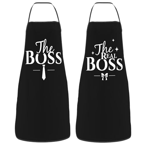 2Pcs Christmas Tree Snowman Kitchen Cooking Aprons E41600