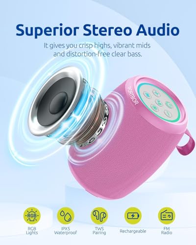 Portable Wireless Bluetooth Speaker IPX5 Waterproof V742923
