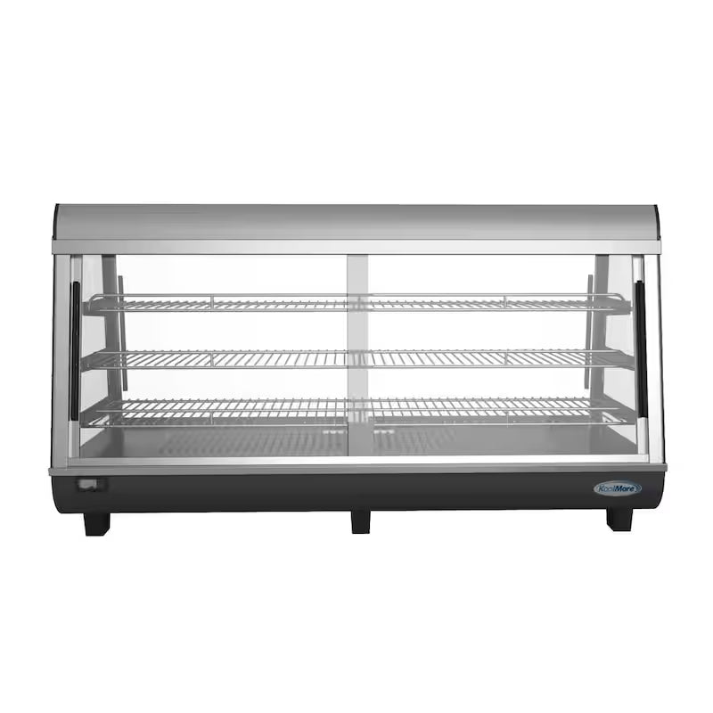 6.5 cu. Ft. 3 Shelf Stainless Steel Food Warmer Display Case K148