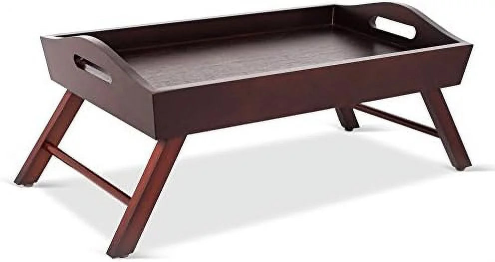 Wood Bed Tray with Folding Legs G21405
