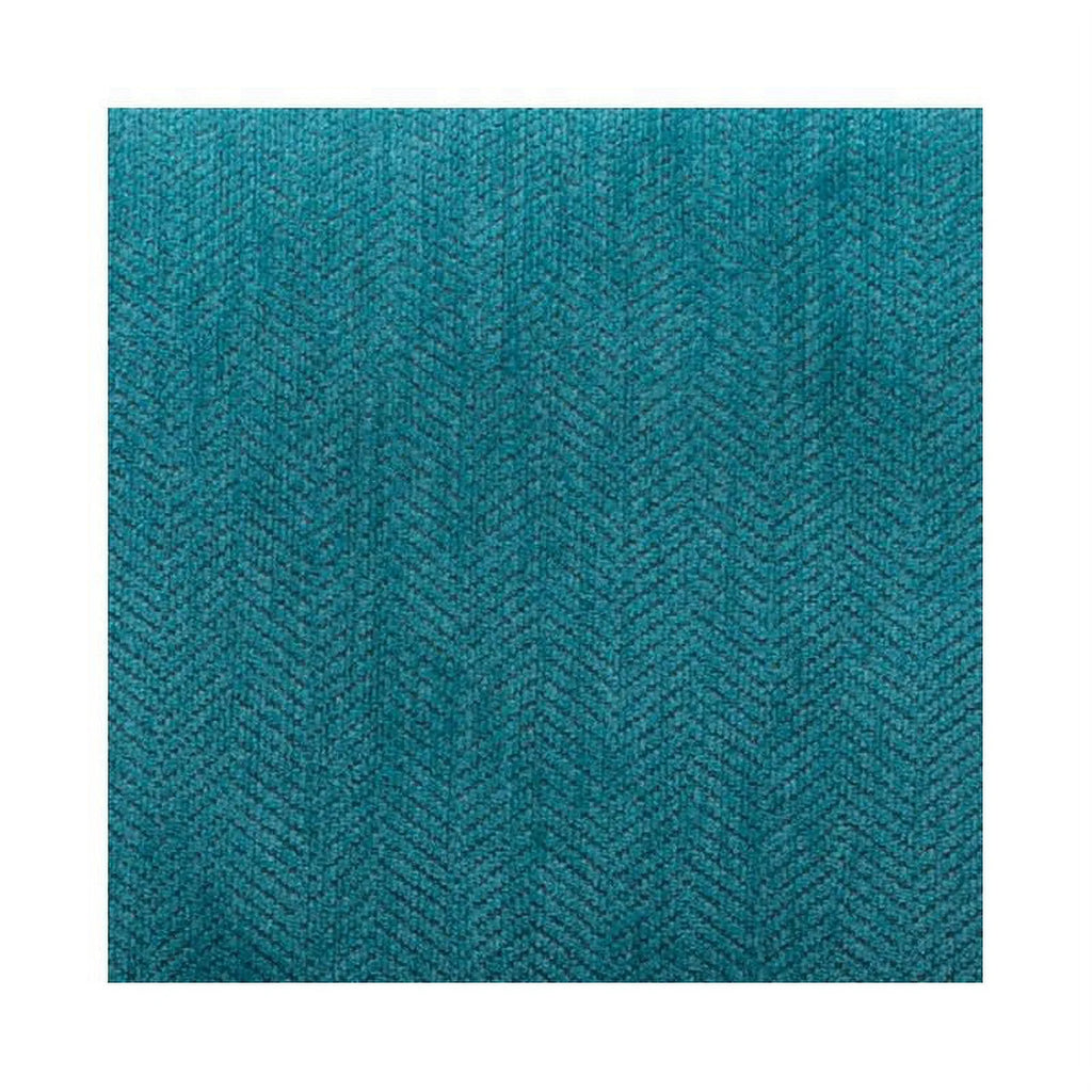Teal Blue Chenille Accent Chair with Pillow S803