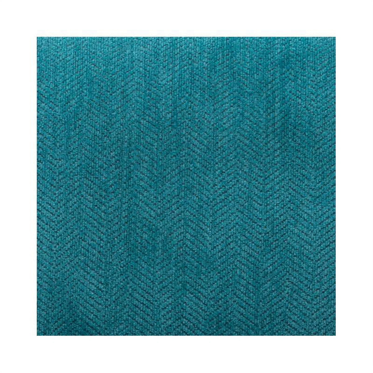 Teal Blue Chenille Accent Chair with Pillow S803
