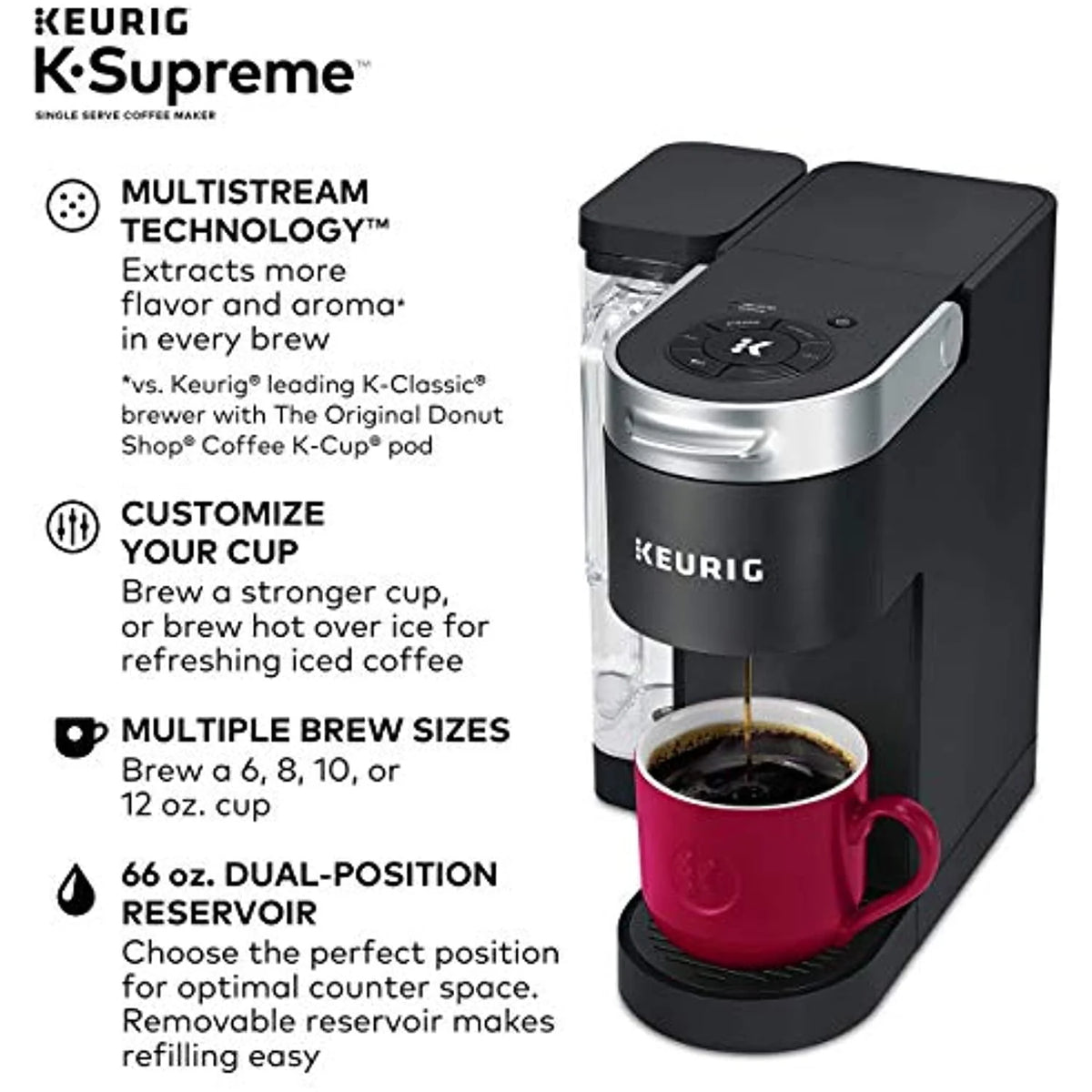 Single Serve K-Cup Pod Coffee Maker D273486