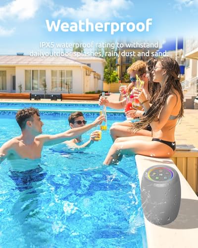 Portable Wireless Bluetooth Speaker IPX5 Waterproof V742923