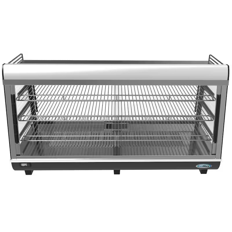 6.5 cu. Ft. 3 Shelf Stainless Steel Food Warmer Display Case K148
