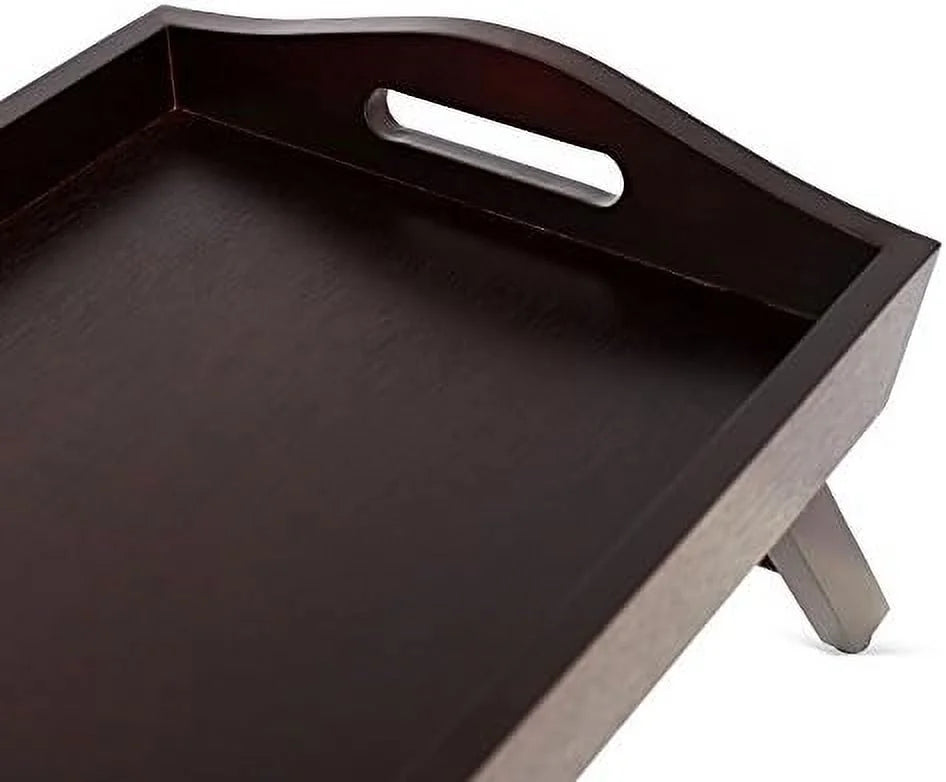 Wood Bed Tray with Folding Legs G21405