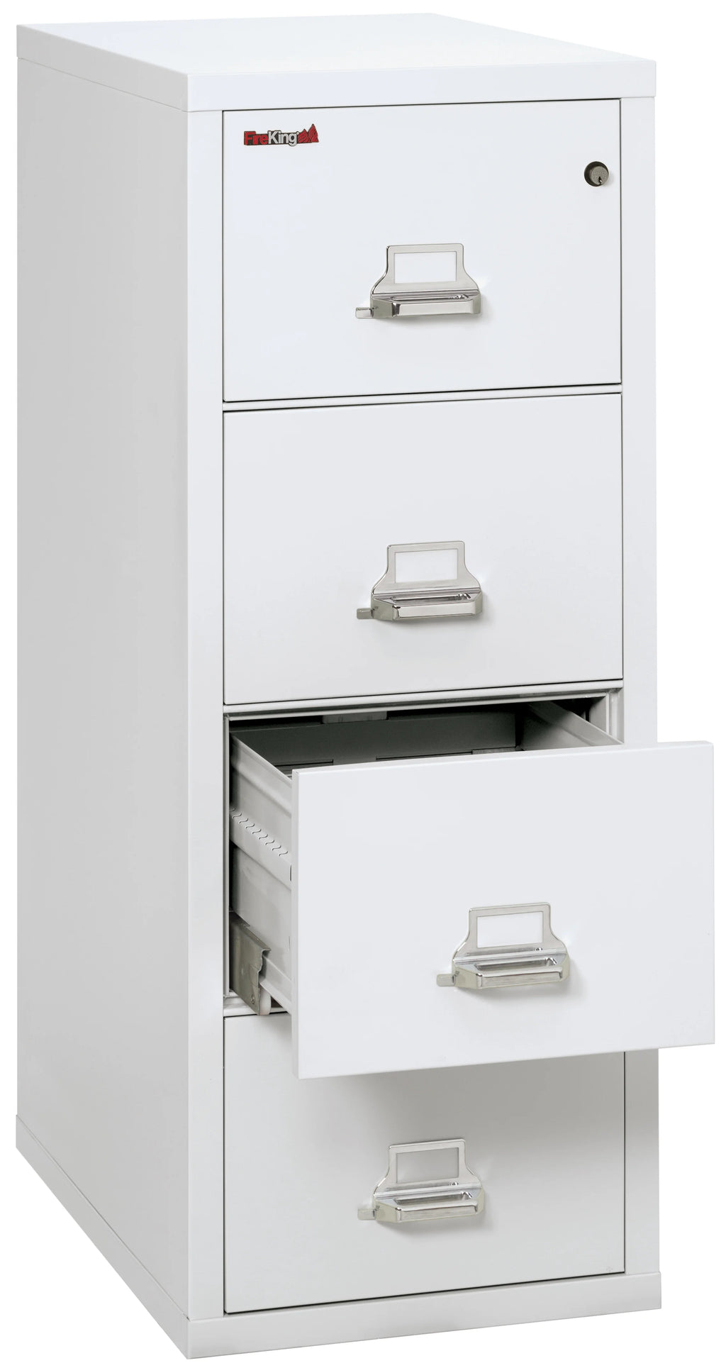 Arctic White 4 Drawer Fire Resistant File Cabinet M5702