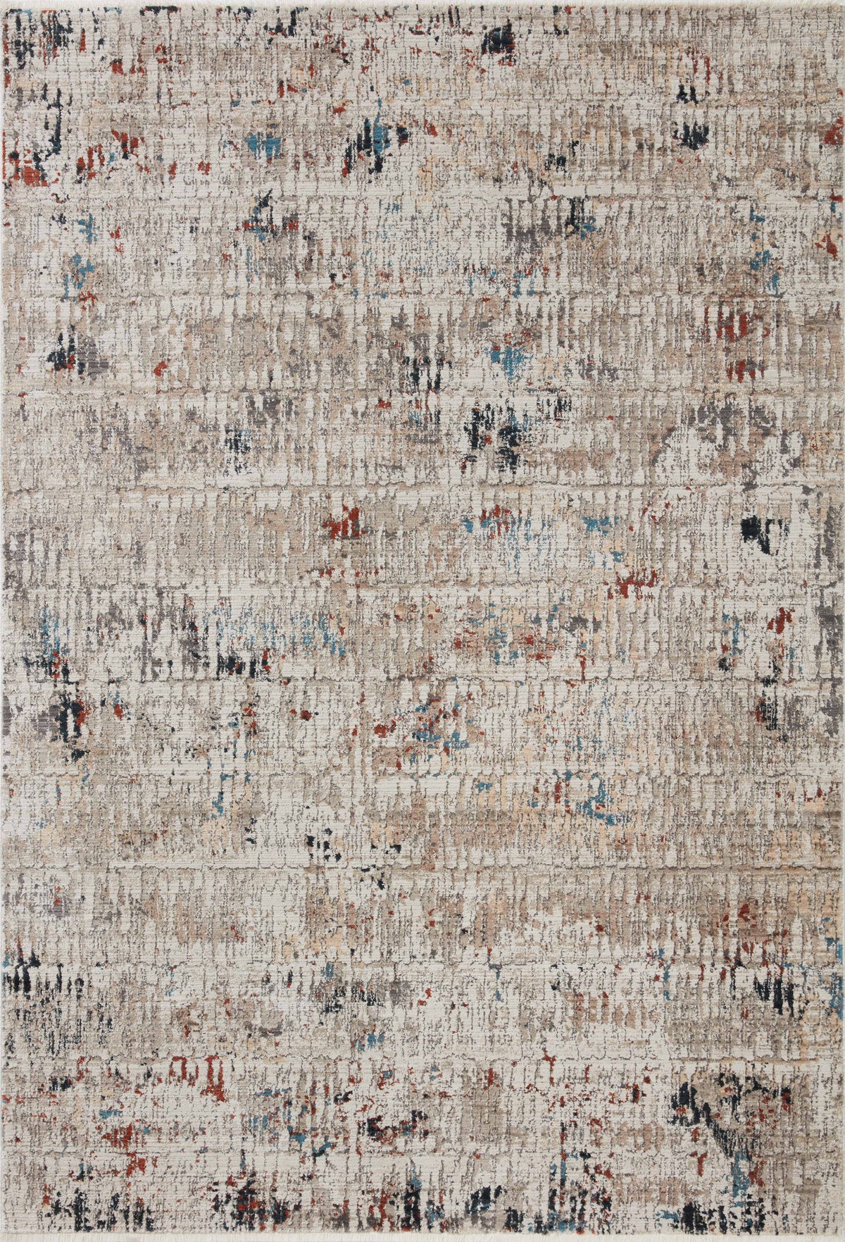 Ivory Multi 6'7 x 9'6 Rug Q866