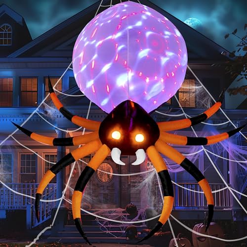 8 FT Inflatable Giant Spider Outdoor Decoration Z648684
