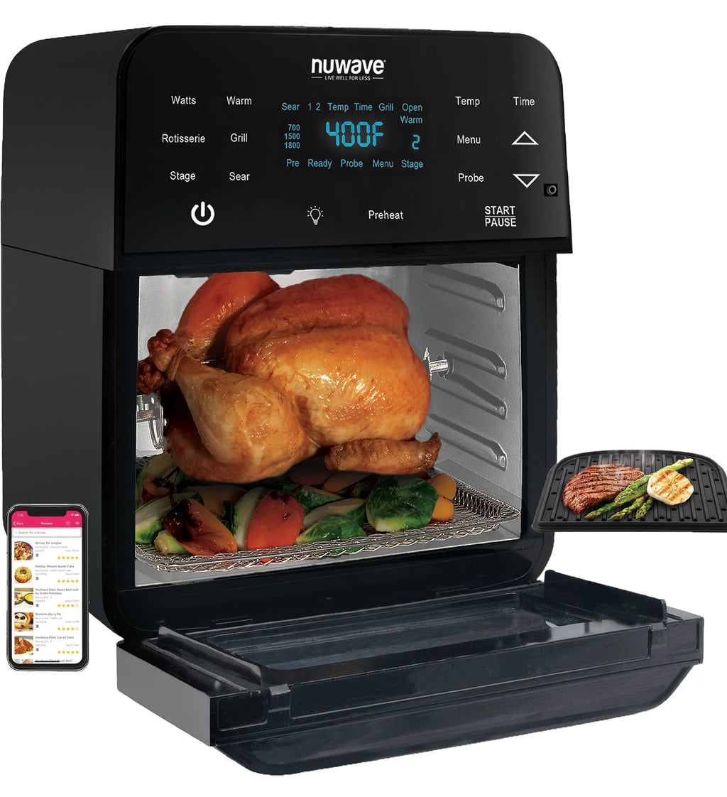 15.5-Quart 1800W Air Fryer with 100 Presets T505564
