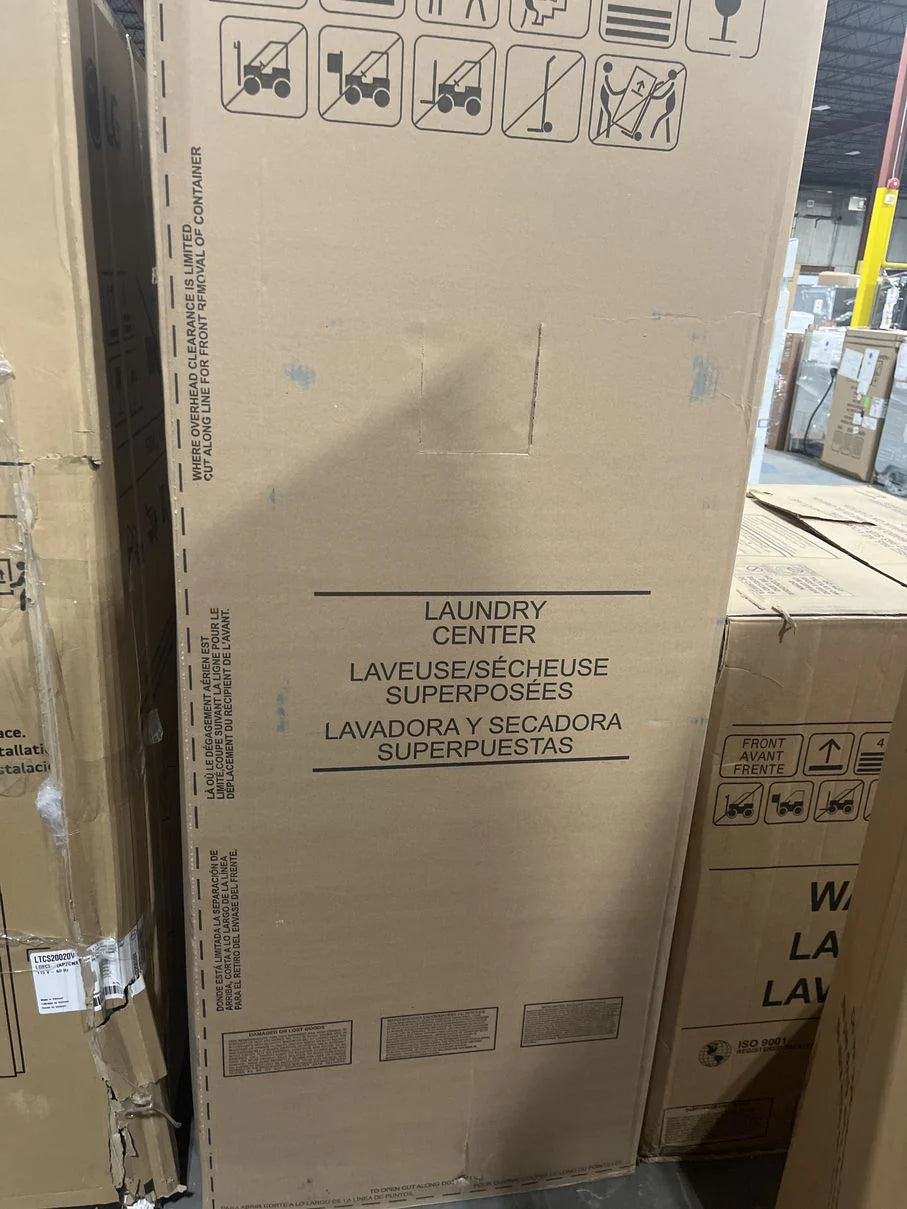 White Electric Washer and Dryer Laundry Centre K730271