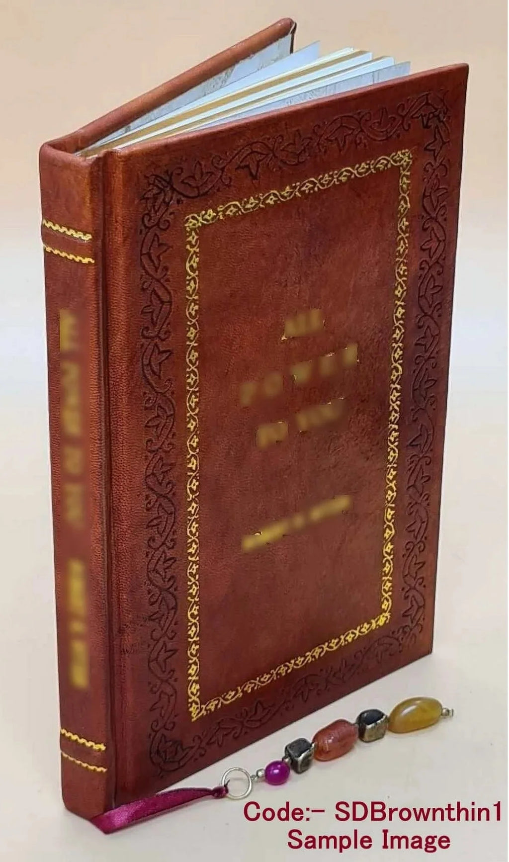 Bohemian Glass Premium Leather Bound B930