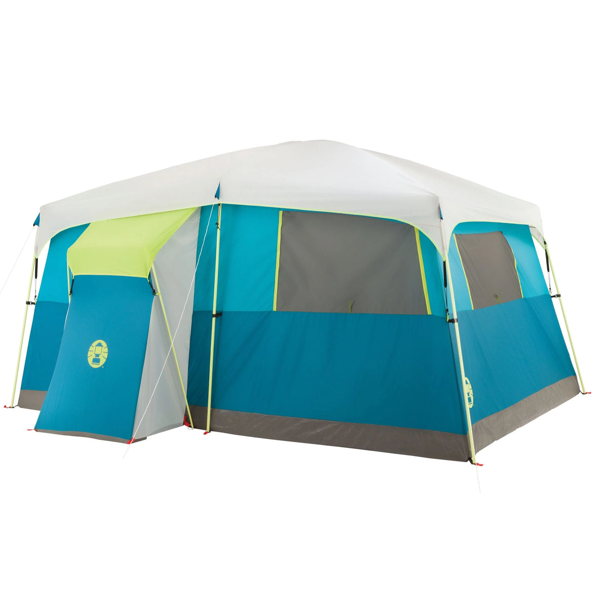 8-Person Light Blue Cabin Camping Tent Q529