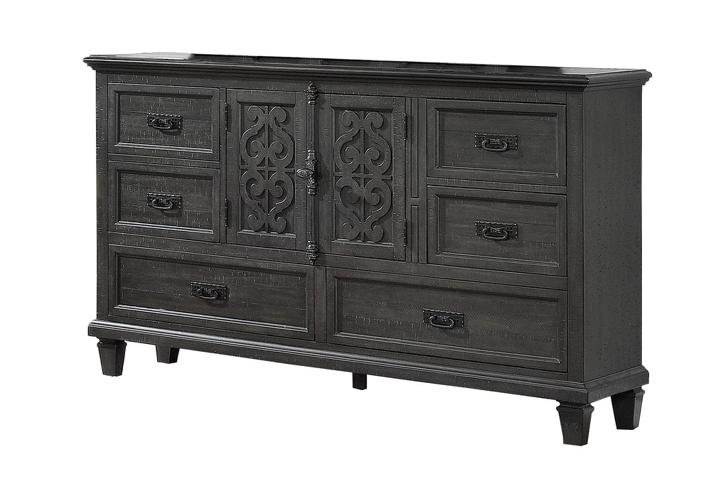 Gray Wood 3pc Queen Bedroom Set Y4522