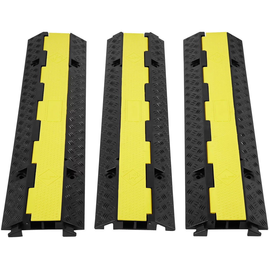 3 PCs 2 Channel Cable Protector Ramp J144589