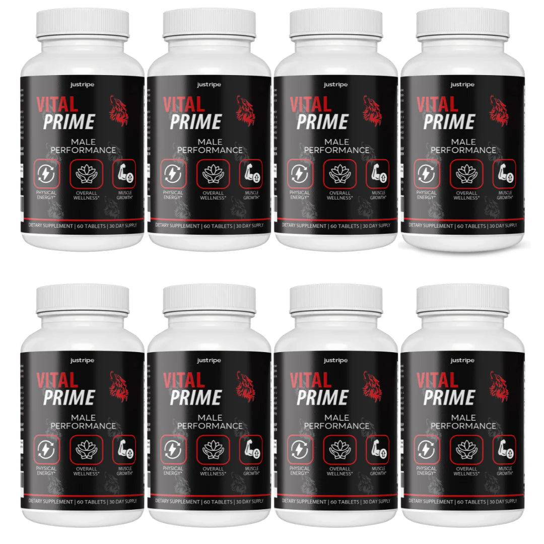 Energy Vitality Stamina Supplement 8 Bottles U887202