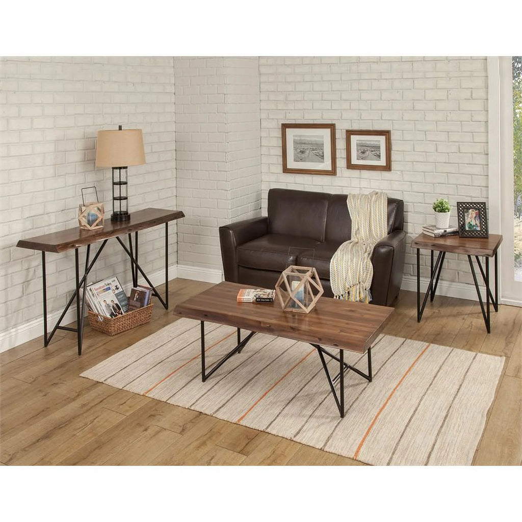2 Piece Wood End-Lamp Table A637529