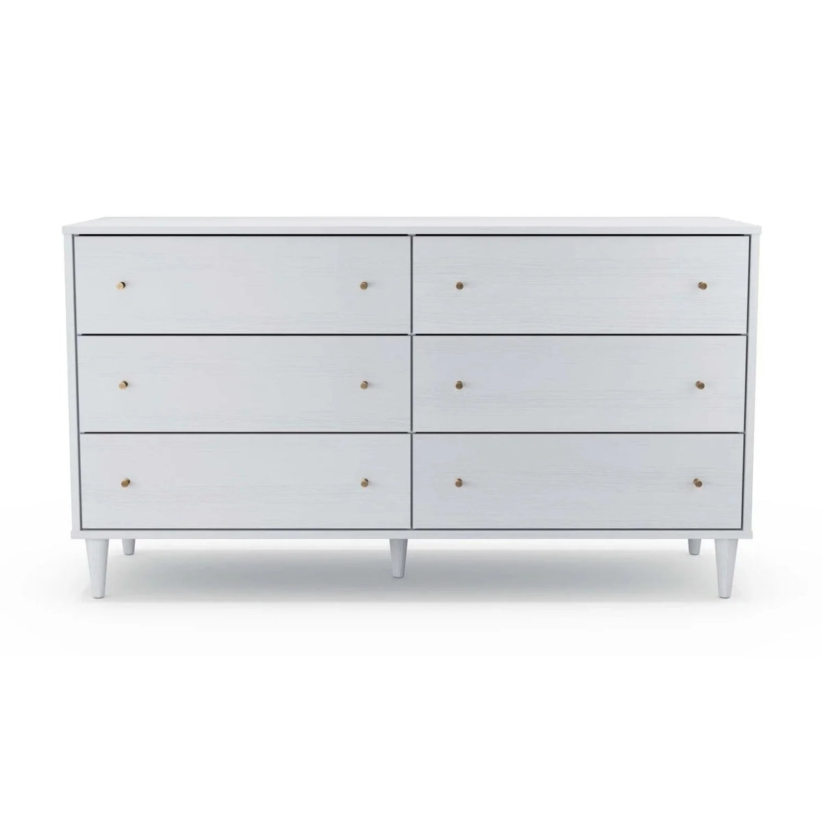 White 6 Drawer Dresser R27548