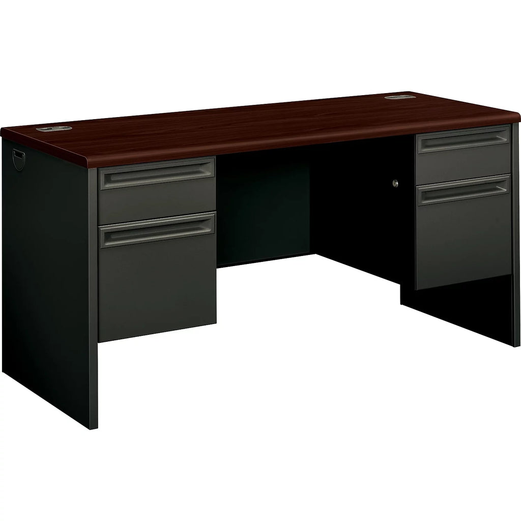 Mahogany Charcoal Kneespace Credenza K172511