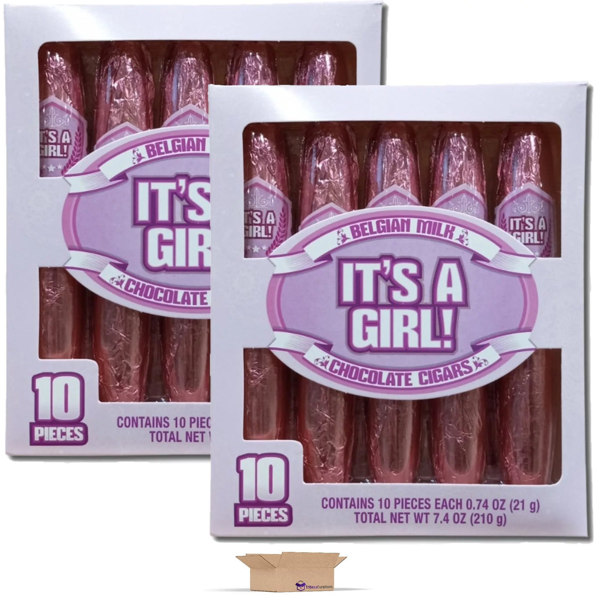 Belgian Milk Chocolate Celebration Sticks Box of 10 Pack of 2 R109