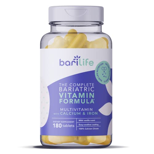 Bariatric Multivitamin Tablet with Calcium Citrate and Iron 180 Tablets Z92345