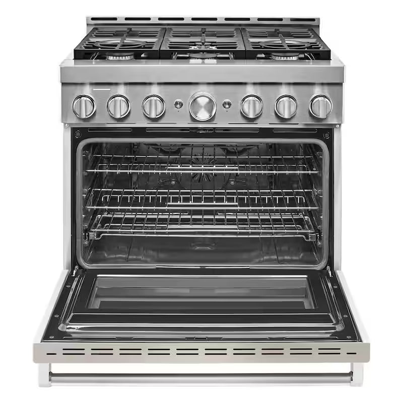 5.1 cu. ft. Smart Gas Range with Self-Cleaning and True Convection W652914