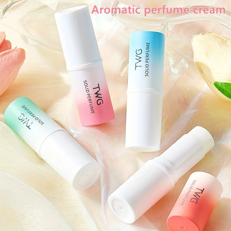 Solid Perfume Balm Sets Cedar Jasmine Tea White Peach Milk Cream Oolong Scent Q111285