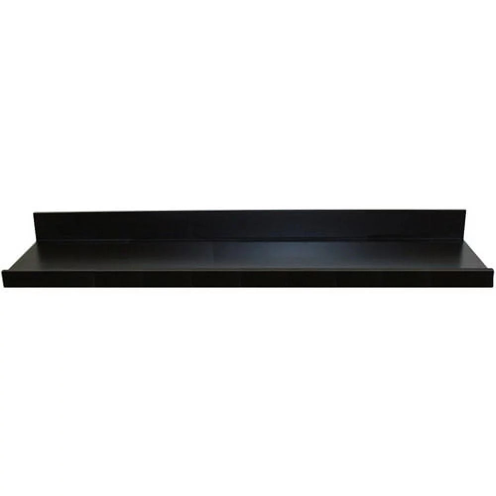 Black Wood Floating Picture Ledge Shelf T295
