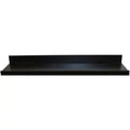 Black Wood Floating Picture Ledge Shelf T295