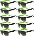 Two Tone UV400 Protection Smoke Lens Sunglasses 10 Pack C132