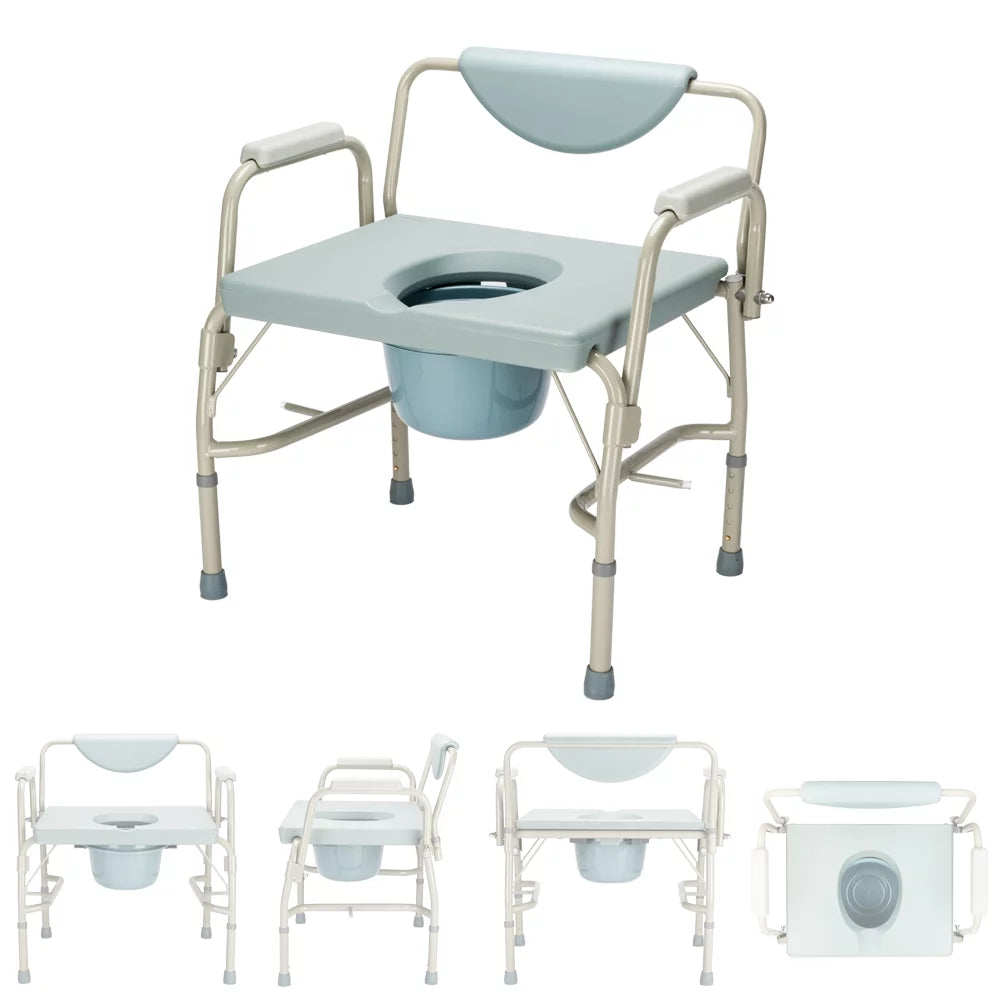 Bariatric Drop-Arm Commode H992