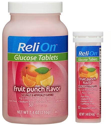 Glucose 50 Tablets with On-The-Go Tube 10 Tablets Fruit Punch X51239