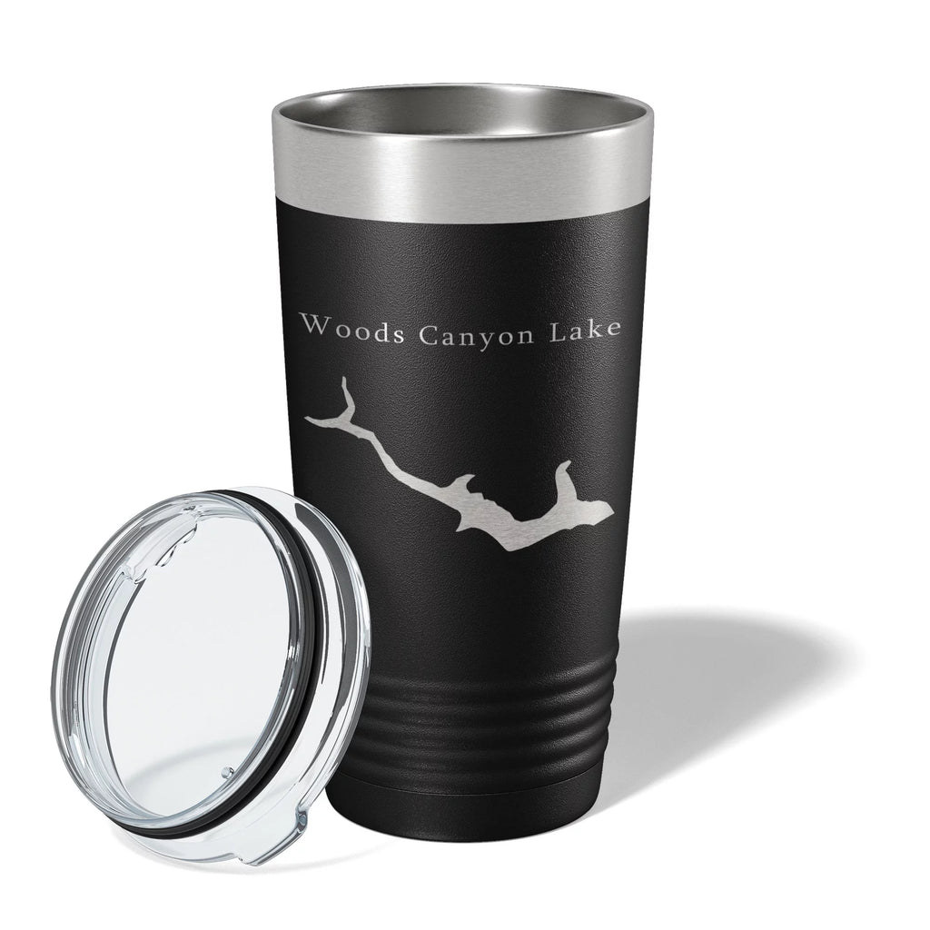 20 oz Black Insulated Tumbler Travel Mug A6289