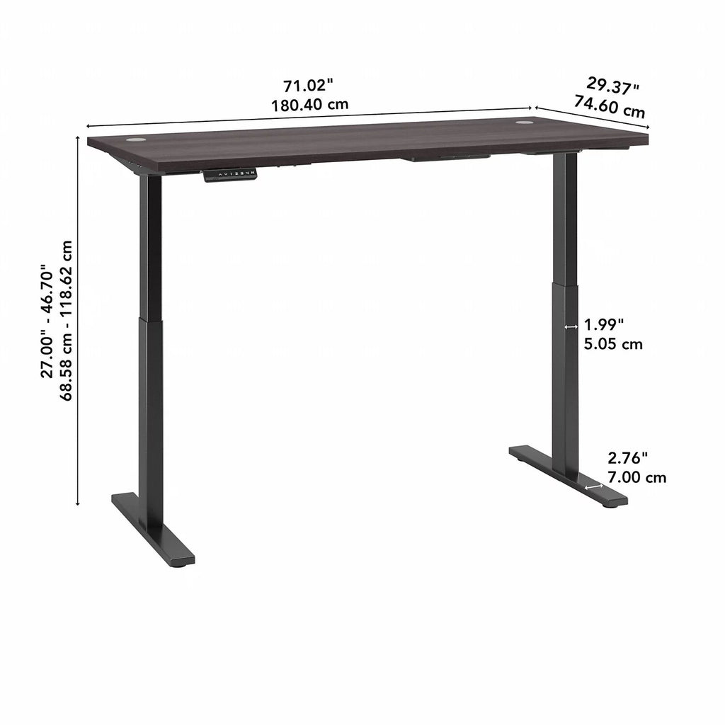 72 x 30 in. Height Adjustable Standing Desk X7005