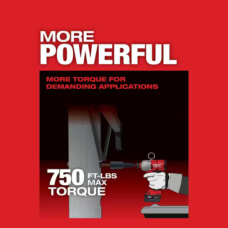 18V Lithium-Ion Brushless Cordless 7/16 in. High-Torque Impact Wrench Kit Y562141