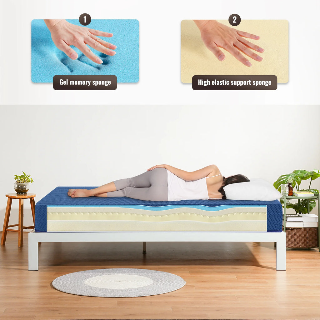 10'' Gel Memory Foam Mattress Queen B93396
