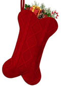 18 Inch Knitted Dog Christmas Stocking E256226