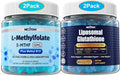 L-MethylFolate 15mg & Methyl B12 Gummies + 1100mg Liposomal Glutathione Gummies C556120
