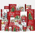 24 Christmas Gift Paper Bags with Handles D35707