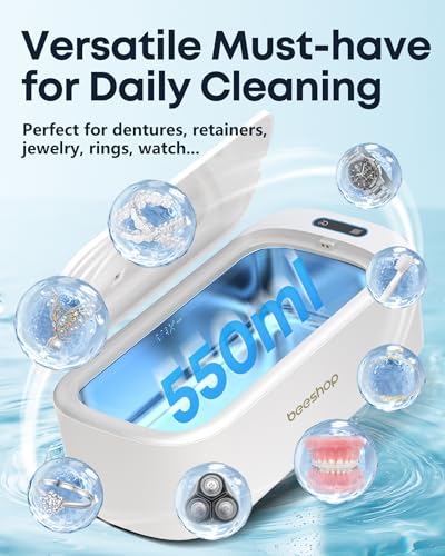 19oz 48Khz Ultrasonic Jewelry Cleaner L741