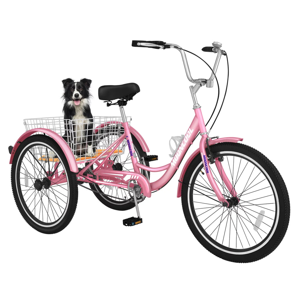 24 Single Speed Tricycle with Basket W712524
